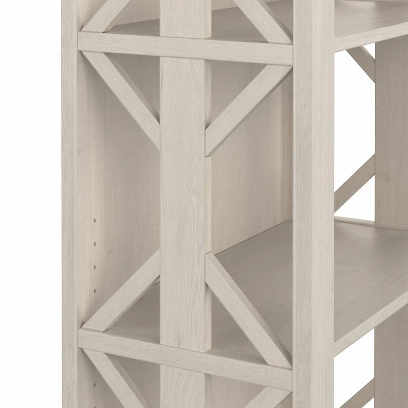 4-Shelf Farmhouse Bookcase - 31W x 16D x 66H