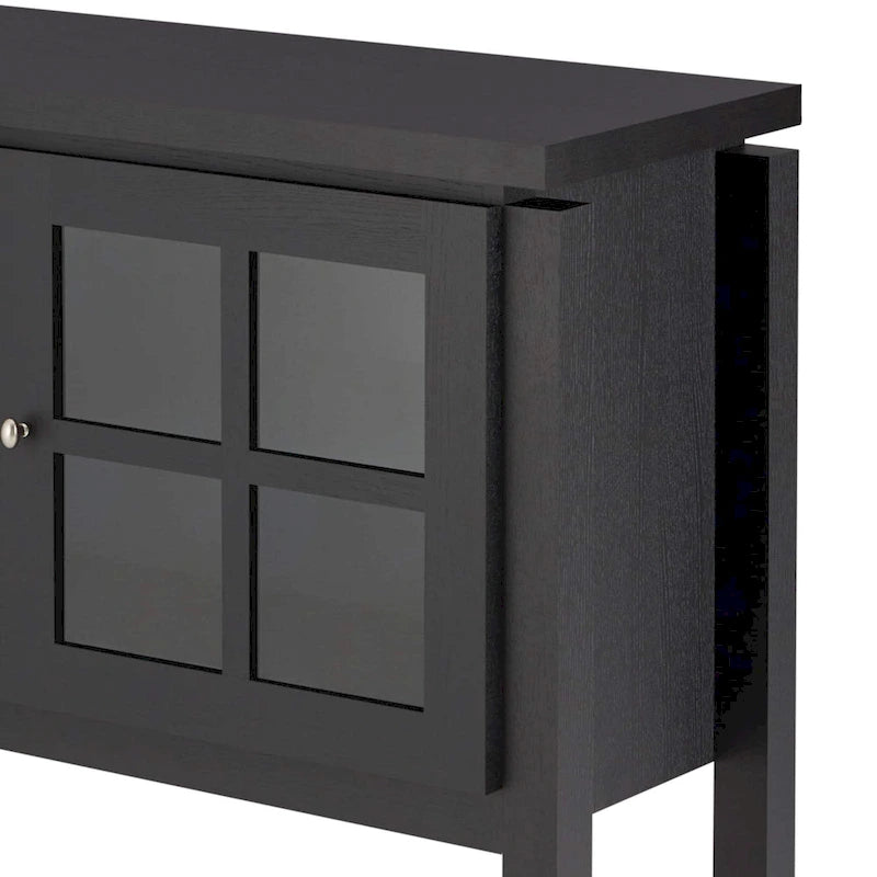 Modern Farmhouse 59" Windowpane Buffet Cabinet