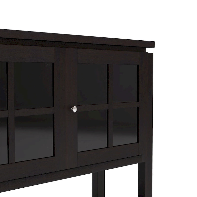Modern Farmhouse 59" Windowpane Buffet Cabinet
