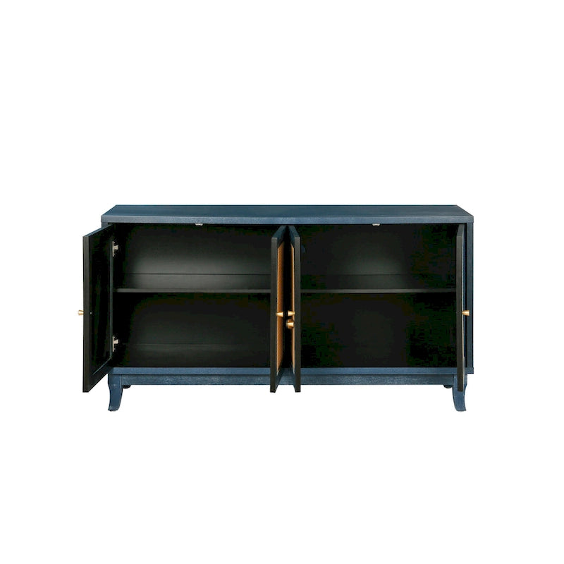 Rattan Sideboard Buffer Cabinet