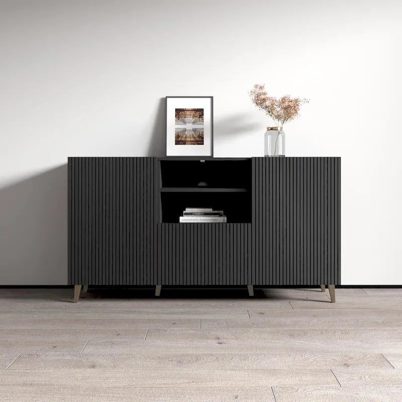 59" Modern Sideboard with 2 Doors and 1 Shelf