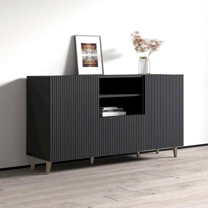 59" Modern Sideboard with 2 Doors and 1 Shelf