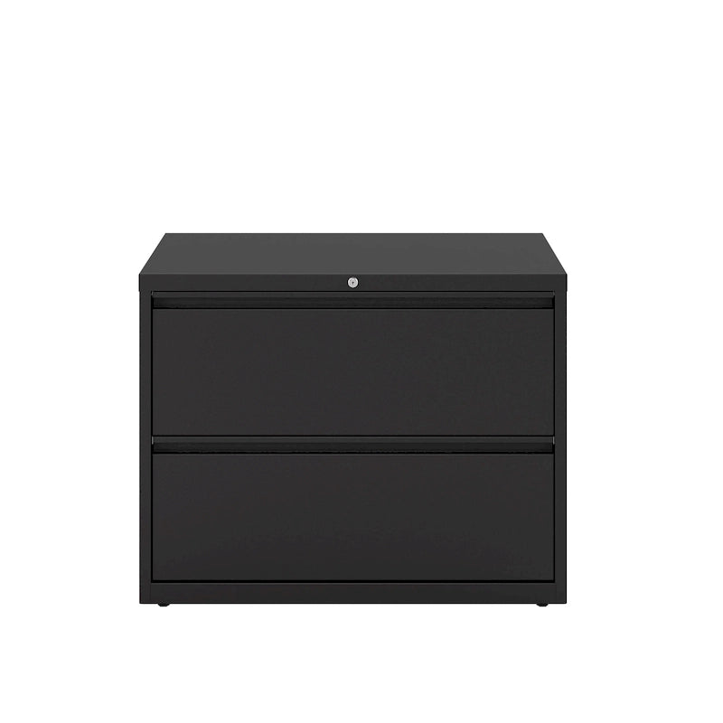 36" Wide 2-Drawer Lateral File Cabinet, Charcoal