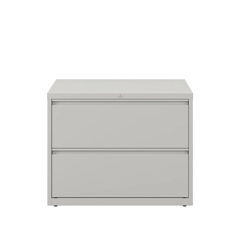 36" Wide 2-Drawer Lateral File Cabinet, Charcoal
