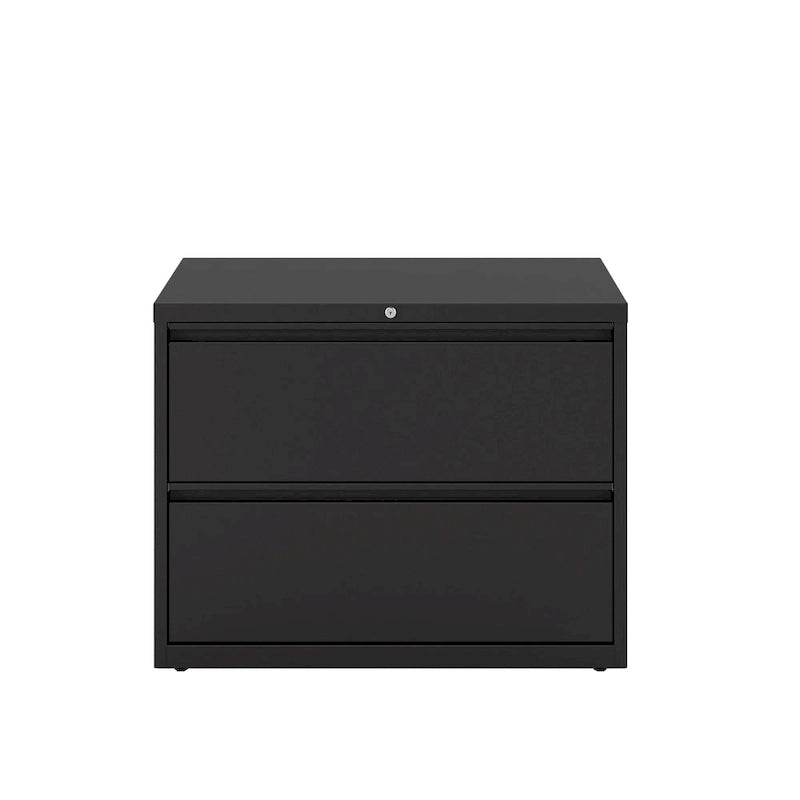 36" Wide 2-Drawer Lateral File Cabinet, Charcoal