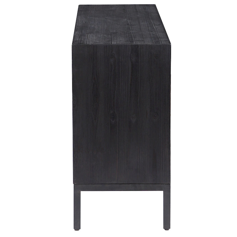 Dark Walnut 2-Door Accent Cabinet