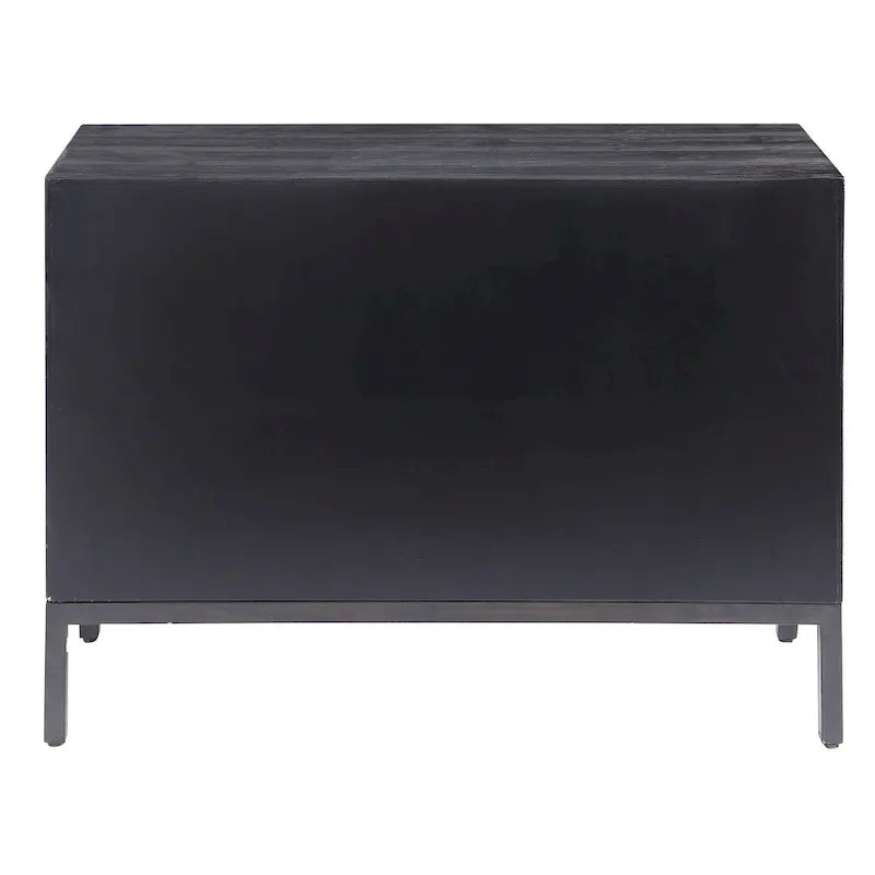 Dark Walnut 2-Door Accent Cabinet
