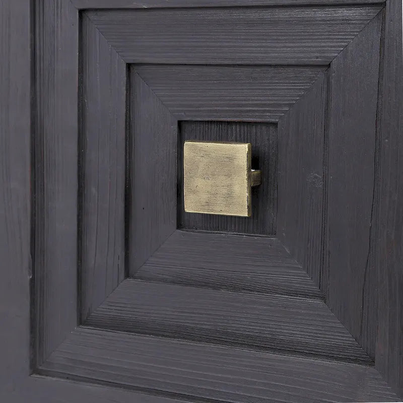 Dark Walnut 2-Door Accent Cabinet