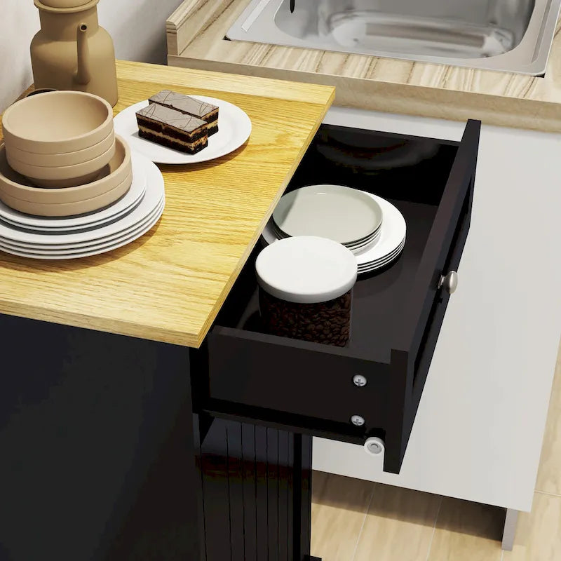 1-Drawer, 1-Compartment Tilt-Out Trash Cabinet - Kitchen Trash Cabinet