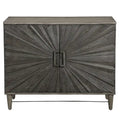 40 Charcoal Gray Contemporary Two Door Cabinet