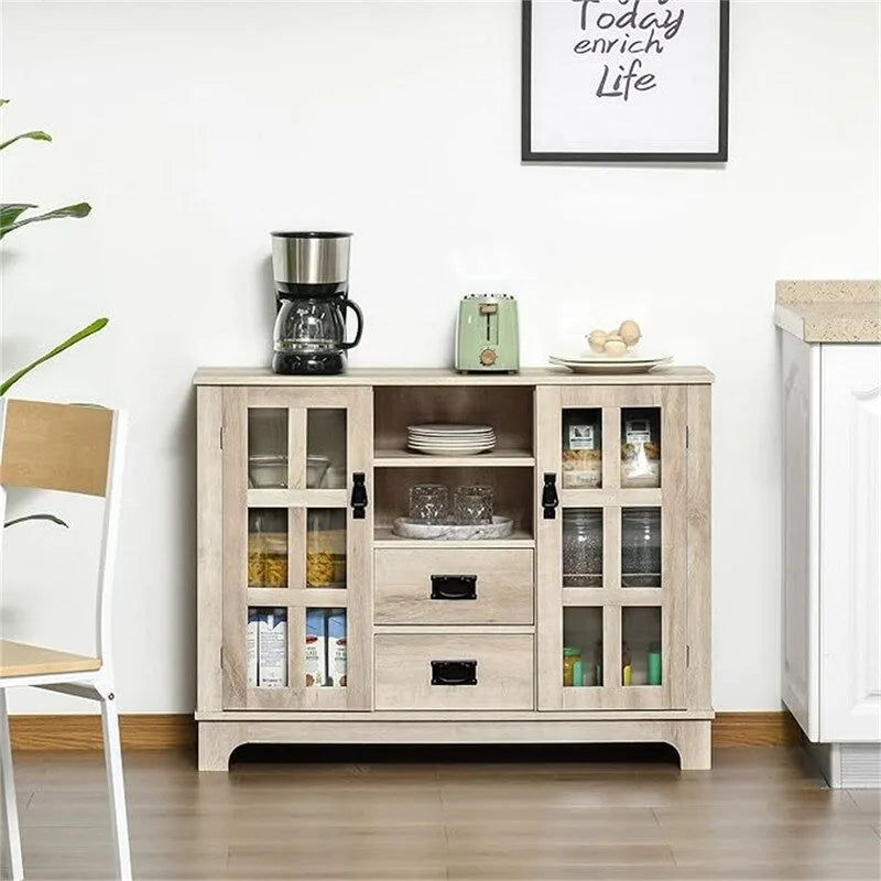 Sideboard Buffet Cabinet - 11.75D x 42.25W x 32H