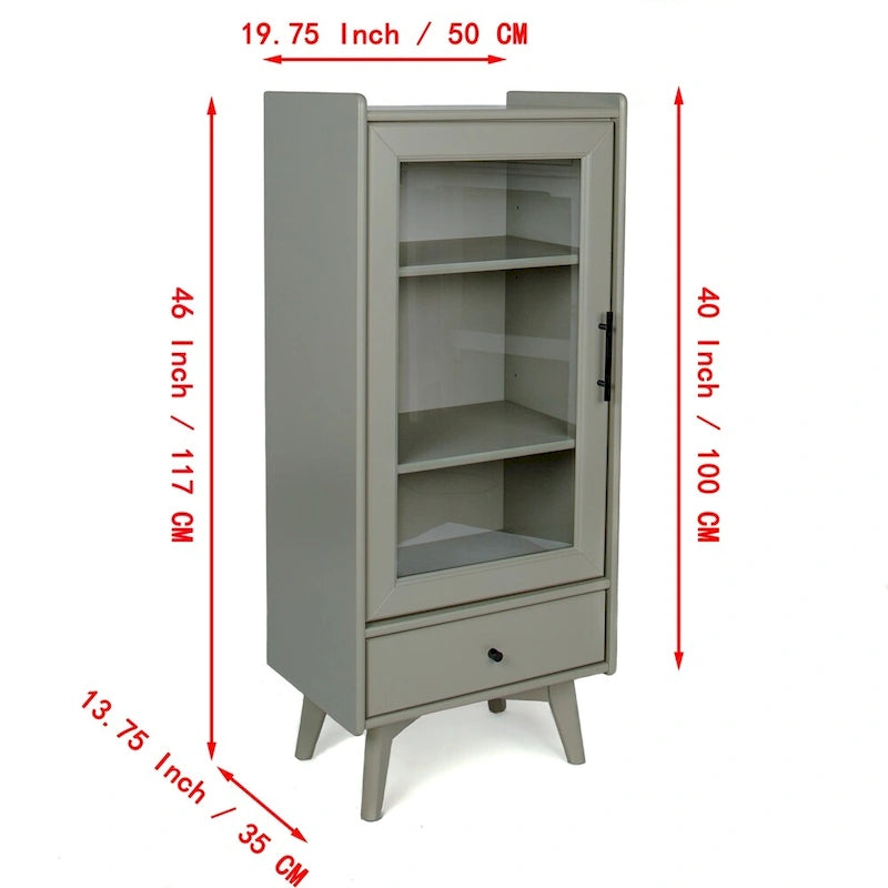 Bathroom Storage Cabinet with Adjustable Shelves