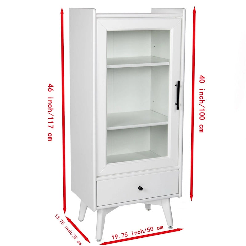 Bathroom Storage Cabinet with Adjustable Shelves