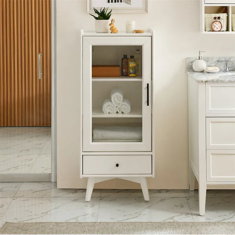 Bathroom Storage Cabinet with Adjustable Shelves