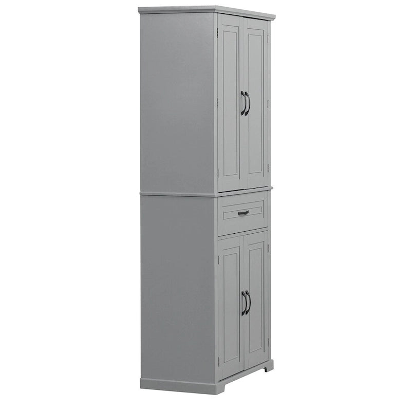 Bathroom Storage Cabinet with Doors and Drawer,Multiple Storage Space